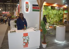 Anne Kavai, sales and marketing manager for Keitt, an avocado exporter from Kenya. They saw lots of traffic at their stand during Fruit Attraction.